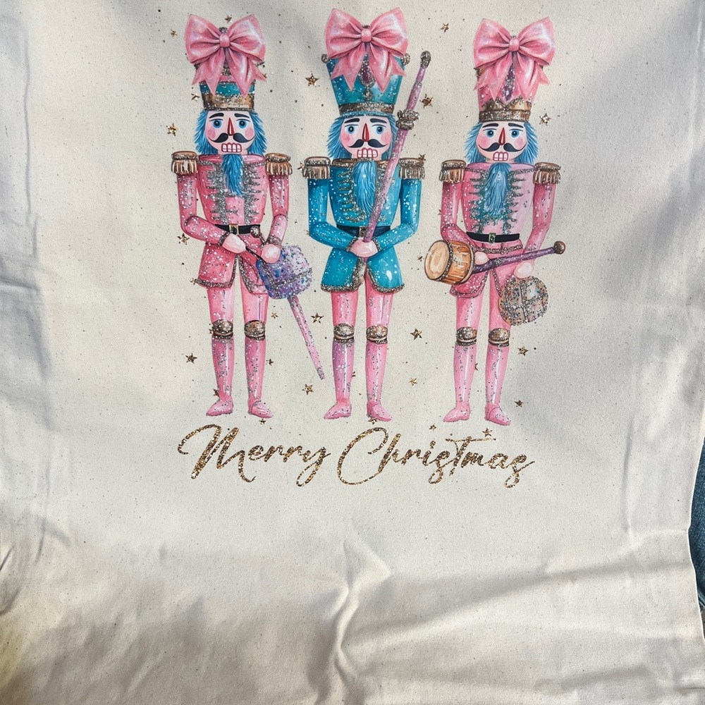 Festive Nutcracker Christmas Pillow Cover